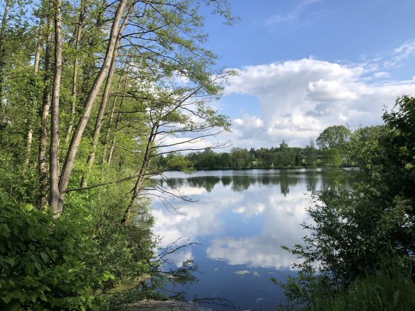 Etang zone de loisirs
